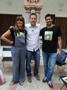 Los chicos de Master Chef y un compañero blogger
