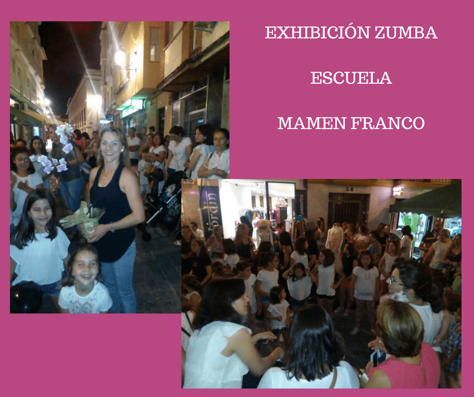 EXHIBICIÓN ZUMBAESCUELAMAMEN FRANCO