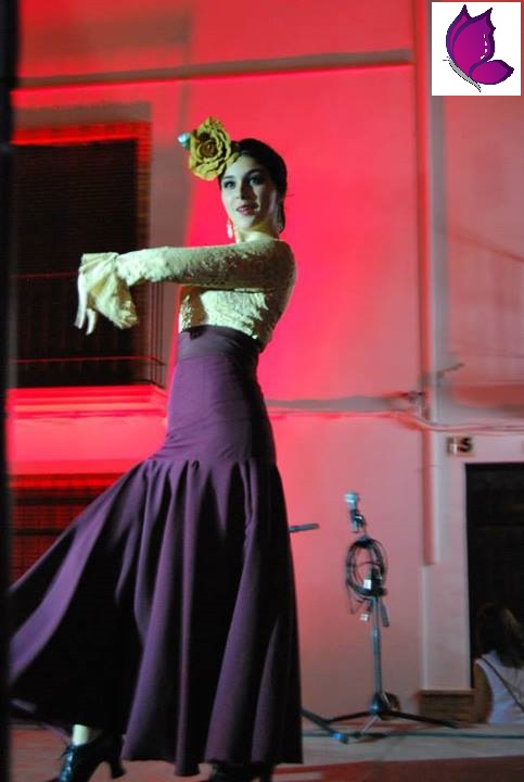 Araceli Muñoz Mata al baile