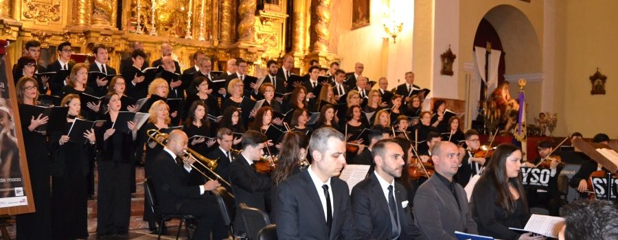 Estuvimos en el Concierto Sacro Stabat Mater y Missa Dolorosa  organizado por la Agrupación de Cofradías