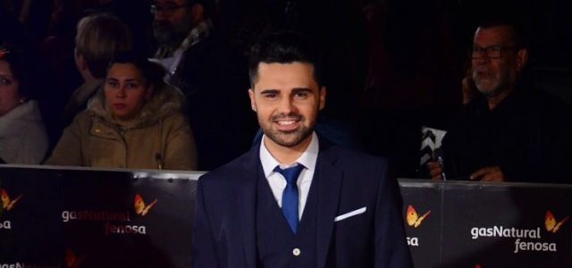 El actor lucentino Miguel Ángel Olivares en la alfombra roja del Festival de Cine de Málaga