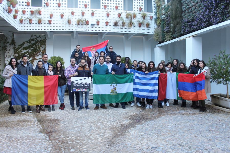 Lucena alberga Erasmus Plus donde participan jóvenes de Armenia, Italia, Grecia, Serbia y Rumanía