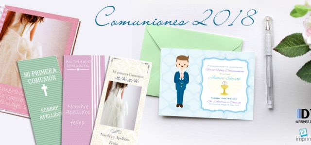 PRIMERA COMUNIÓN Tendencias 2018 en recordatorios y photocall con DT2 Print