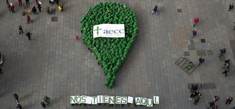 La Asociación Española Contra el Cancer construirá una “Gota de Esperanza” con personas este Domingo