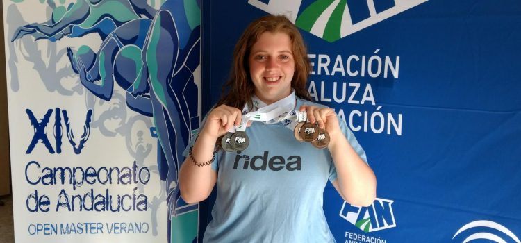 NATACIÓN, La lucentina Elia Mª Cuenca consigue 5 medallas en el XIV Campeonato de Andalucía Open Máster de verano en Palma del Río