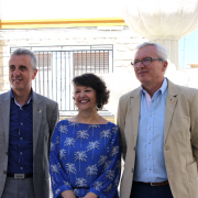 La subdelegada del gobierno visita las obras de la Barriada Virgen de Araceli