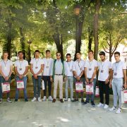 Los candidatos de Mister Global Córdoba hacen una visita oficial a la ciudad de Cabra