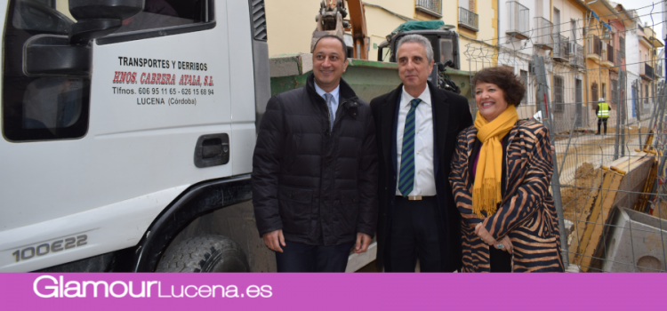 El Delegado del Gobierno Gómez de Celis visita Lucena y se firma el convenio VioGen
