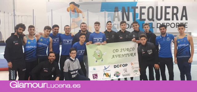 El C.D. Surco Lucena logra el primer podio de la temporada en Antequera en el Campeonato de Andalucía de Pista Cubierta Sub-20