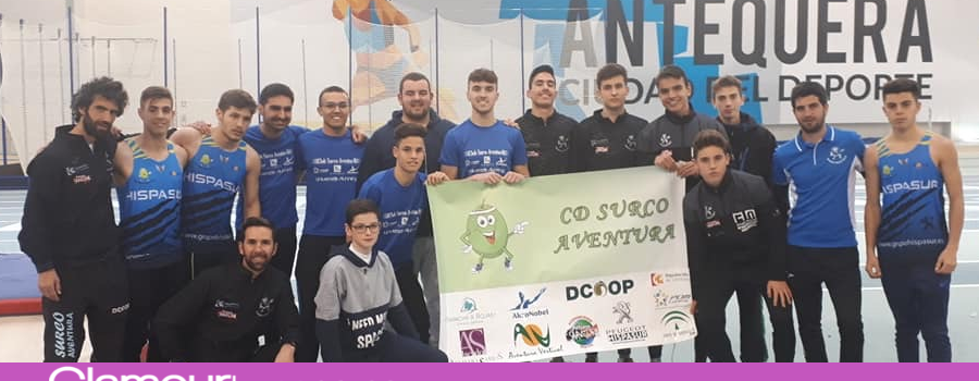 El C.D. Surco Lucena logra el primer podio de la temporada en Antequera en el Campeonato de Andalucía de Pista Cubierta Sub-20