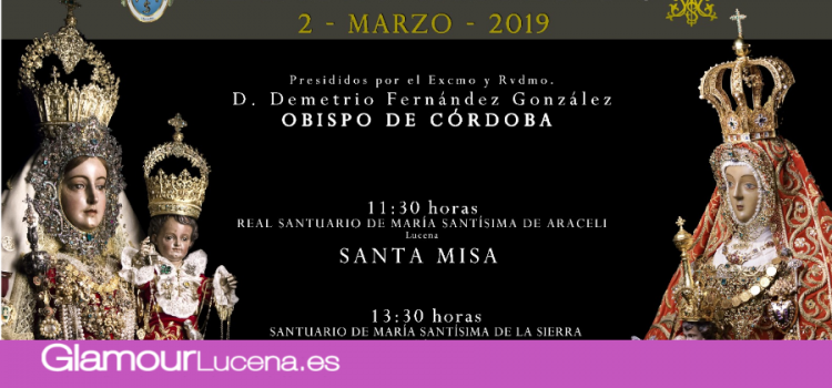La Virgen de Araceli de Lucena y la Virgen de la Sierra de Cabra se hermanarán el próximo 2 de Marzo