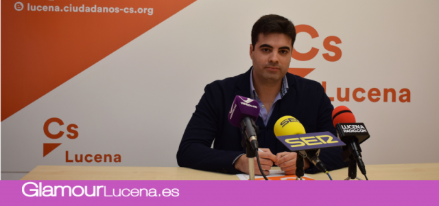 Jesús López García tomará posesión este Lunes de su cargo como concejal del Partido Ciudadanos en Lucena