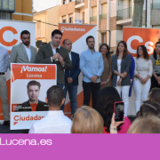 Ciudadanos Lucena presenta su candidatura para las Elecciones Municipales en el Paseo del Coso