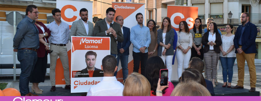 Ciudadanos Lucena presenta su candidatura para las Elecciones Municipales en el Paseo del Coso