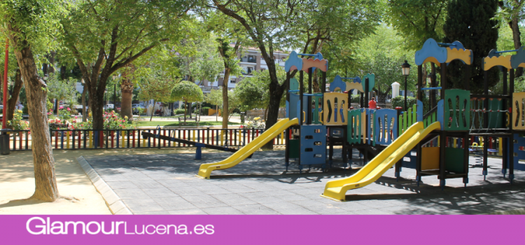El Ayuntamiento invertirá 97.000 euros en la renovación de parques infantiles en Lucena, Jauja y Las Navas