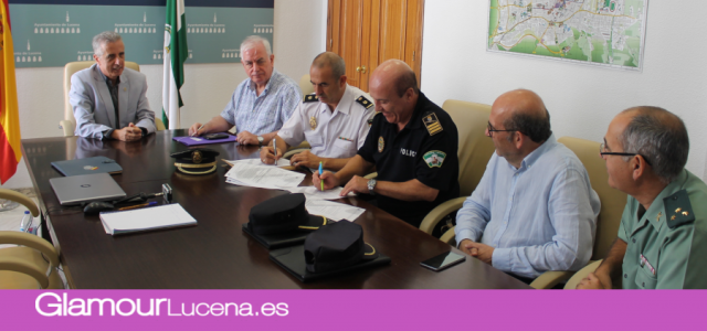 Firmado el protocolo policial que confirma la adhesión del Ayuntamiento de Lucena al Sistema VioGén