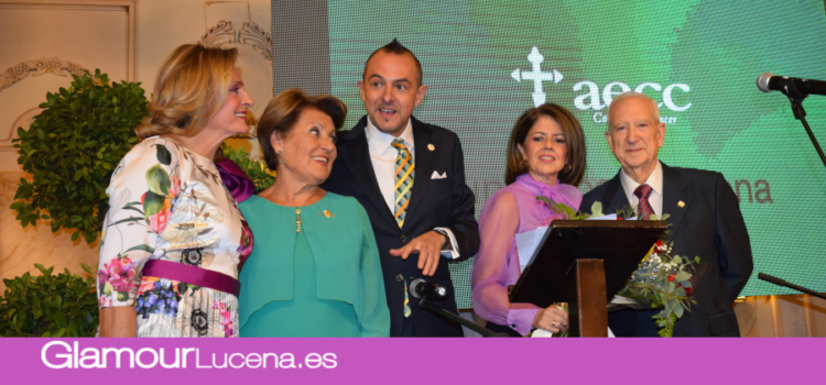 La Asociación contra el Cáncer de Lucena homenajea a Manolo Lara Cantizani en su 25º Aniversario