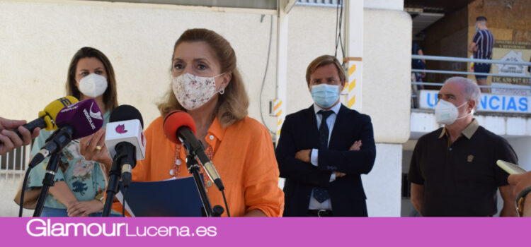 La Junta de Andalucía visita las nuevas obras del ascensor para el centro de Salud Lucena I