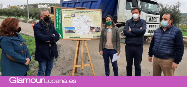La Junta realiza obras de seguridad vial en cinco carreteras de Lucena con una inversión de más de 311.000 euros