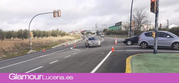La Junta invierte más de 47.000 euros en asfaltar la travesía de Lucena en la A-318