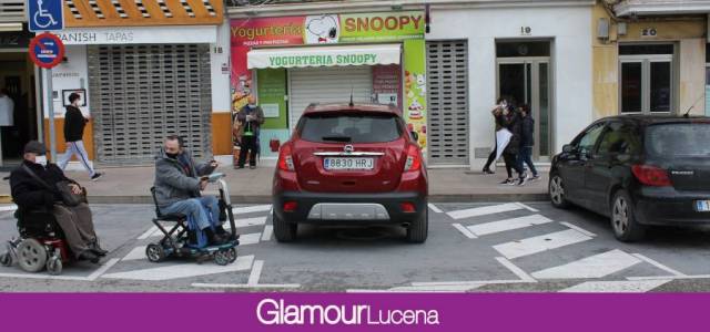 Lucena habilita la reserva de espacio nominativa para el estacionamiento de vehículos para personas con discapacidad