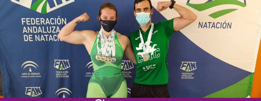 Elia Cuenca y Cristian Gómez consiguen medallas de Oro y Plata respectivamente en Natación