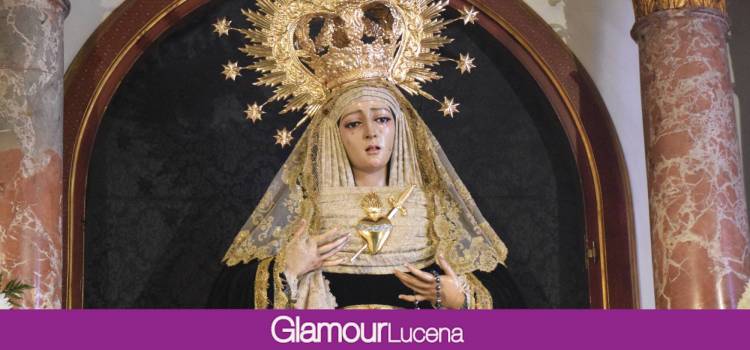 SABADO GLORIA: Nuestra Señora de la Soledad vela ante cristo yacente