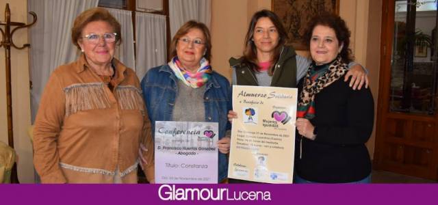 AGENDA: Mujeres en igualdad organizan un almuerzo solidario a beneficio de Acuarela de Barrios y la conferencia «Constanza»