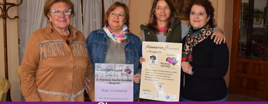 AGENDA: Mujeres en igualdad organizan un almuerzo solidario a beneficio de Acuarela de Barrios y la conferencia “Constanza”