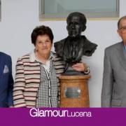 Un busto de Bibiano Palma Garzón preside la Biblioteca Pública Municipal de Lucena homenajeándolo como primer director