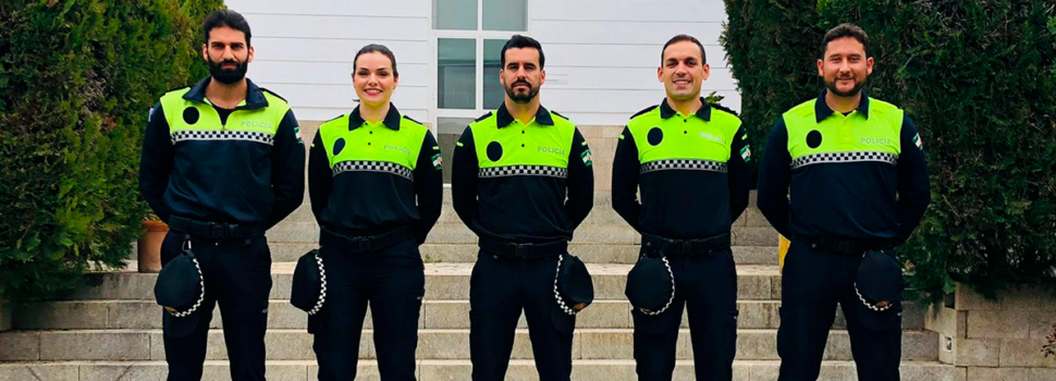 La Policía Local de Lucena se refuerza con 5 nuevos agentes en prácticas