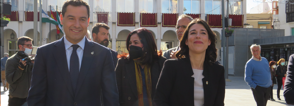 El Presidente de la Junta de Andalucía Juanma Moreno visita Lucena
