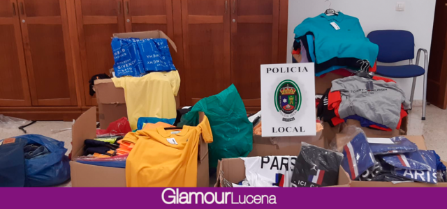 La Policía Local interviene más de 800 prendas de ropa falsificada