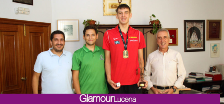 El Ayuntamiento de Lucena felicita al lucentino Tanchyn por su oro en el Eurobasket Sub 18