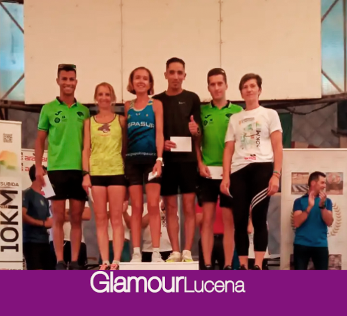 Lourdes González Robles y Mohamed Koula, ganadores de la V Carrera de Subida al Santuario