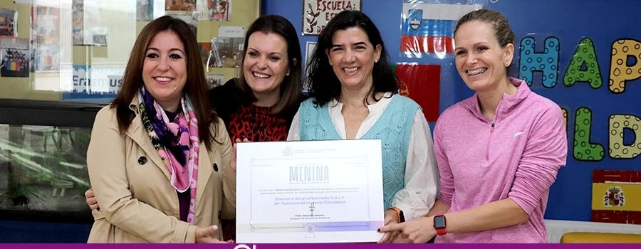 El Ayuntamiento de Lucena felicita al CEIP Al-Yussana por su mención especial en los reconocimientos Menina 2022