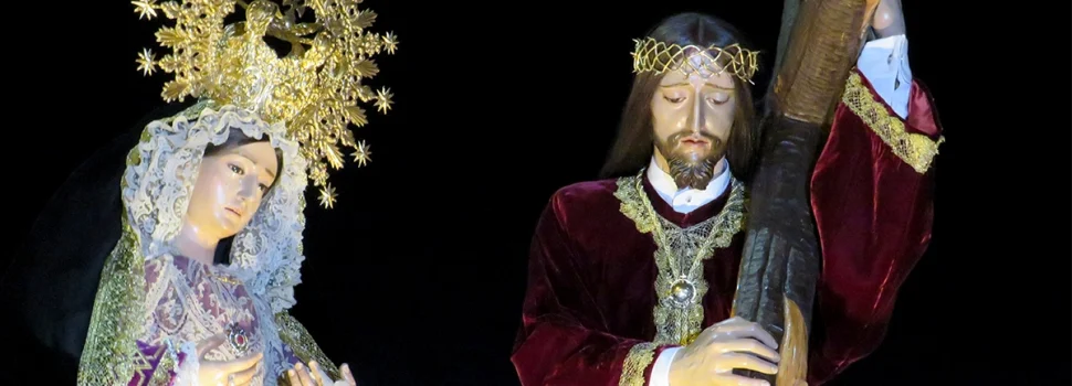 Procesión extraordinaria de Ntro Padre Jesús del Valle y María Santísima de la Amargura con motivo del 35 Aniversario de la Fundación de la Cofradía