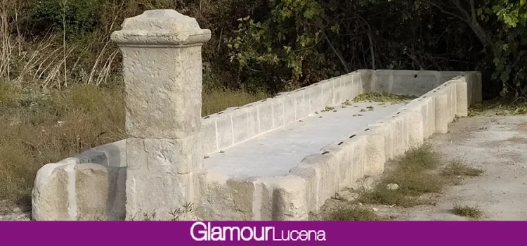 El Ayuntamiento de Lucena denuncia el robo del pilar de la fuente del Cortijo Grande del Duque del siglo XVII