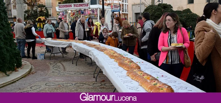 El Roscón de Reyes Gigante de 120 metros de longitud reparte hasta 5.000 porciones a beneficio de la ONG Infancia Solidaria