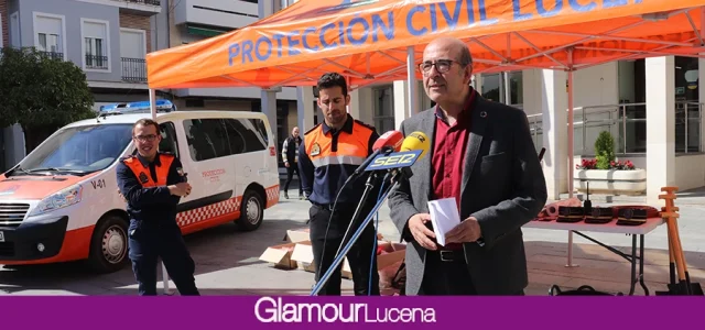 La Agrupación de Protección Civil Lucena presenta su nuevo material de seguridad