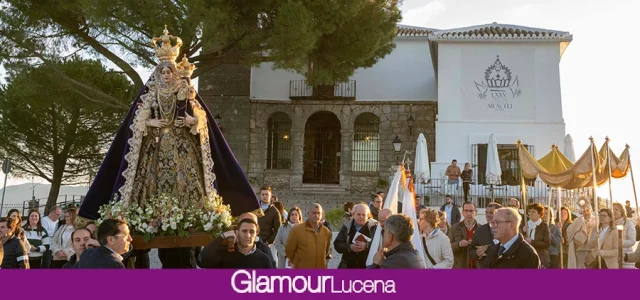 La Virgen de Araceli y el Santísimo procesionan por la protección de los campos