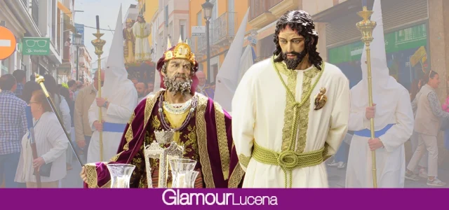 Procesión de la Cofradía del Cristo de la Caridad, imágenes del Jueves Santo en Lucena