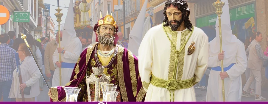 Procesión de la Cofradía del Cristo de la Caridad, imágenes del Jueves Santo en Lucena