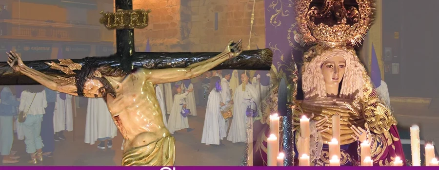 Procesión del Santísimo Cristo de la Sangre y María Santísima del Mayor Dolor, imágenes del Jueves Santo