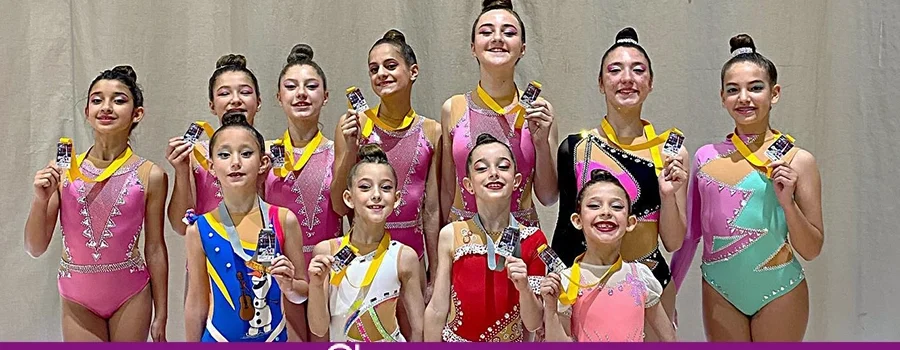 El Club de Gimnasia Ritmiluc consigue un nuevo pleno de medallas en la 2ª Fase del Torneo Corduba