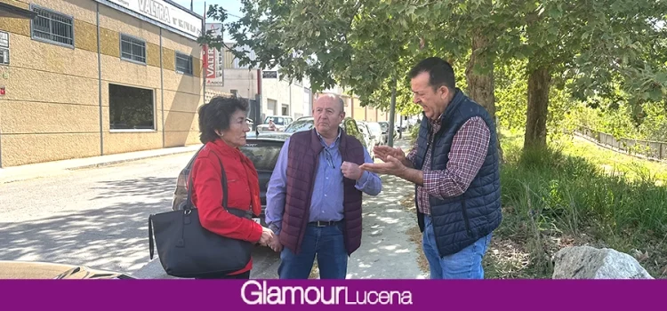 VOX se ha reunido en Lucena con empresarios del polígono de la  Viñuela preocupados por la inseguridad