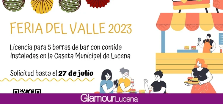 El Ayuntamiento de Lucena oferta cinco barras para la Caseta Municipal de la  Feria del Valle 2023