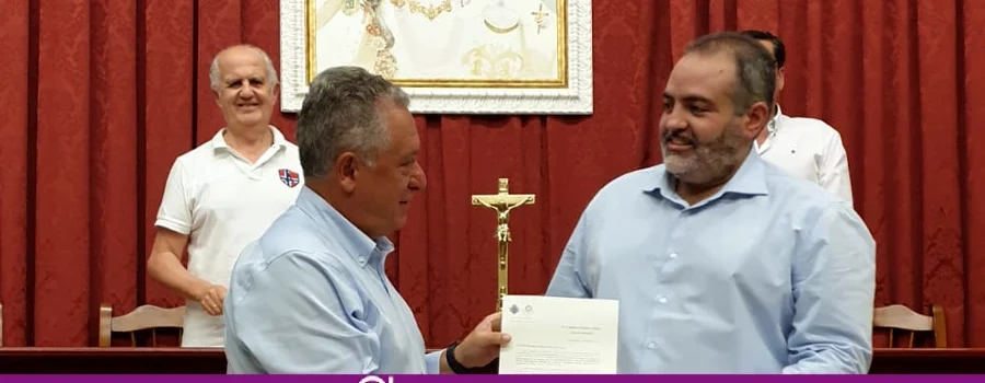 Miguel Sánchez Ramírez recibe el nombramiento de manijero de la subida de la Virgen en 2024