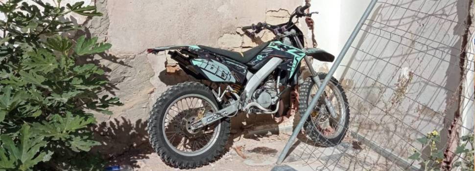 La Policía Local de Lucena informa del hallazgo de una motocicleta robada