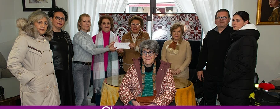 Mujeres en Igualdad hacen entrega de 2.640 a beneficio de la Asociación de afectados por la Esclerosis Múltiple